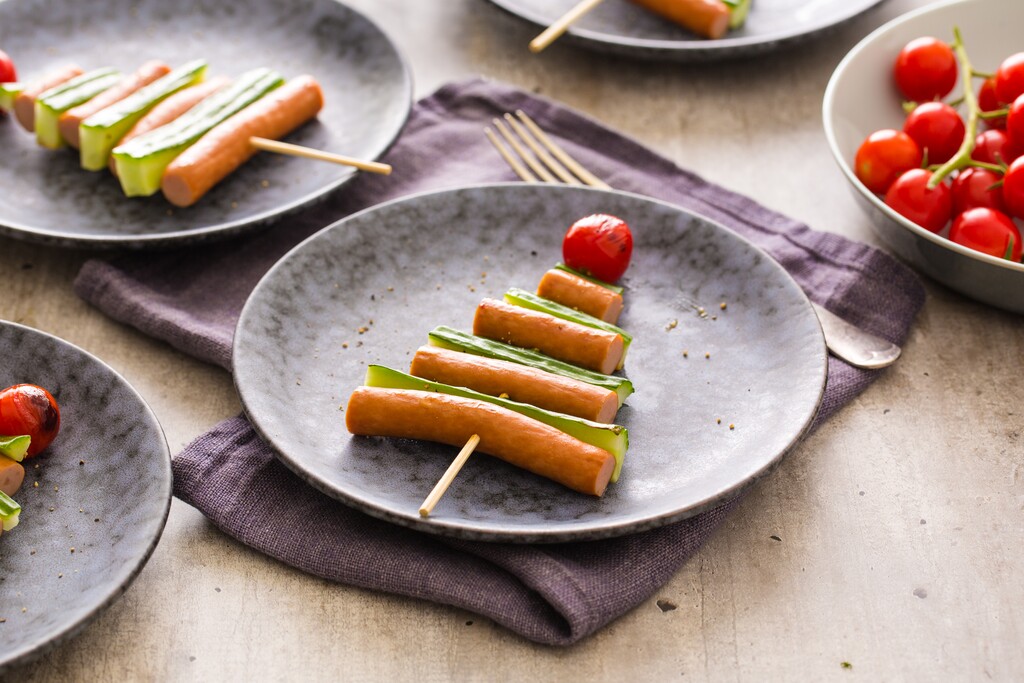 Knakworst kerstboom recept 24Kitchen